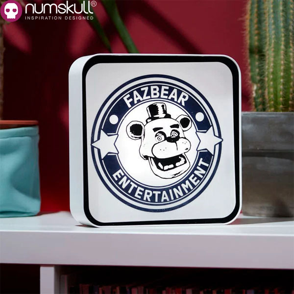 Numskull Five Nights at Freddy's - Freddy Fazbear Acrylic Desk Lamp / Wall Light